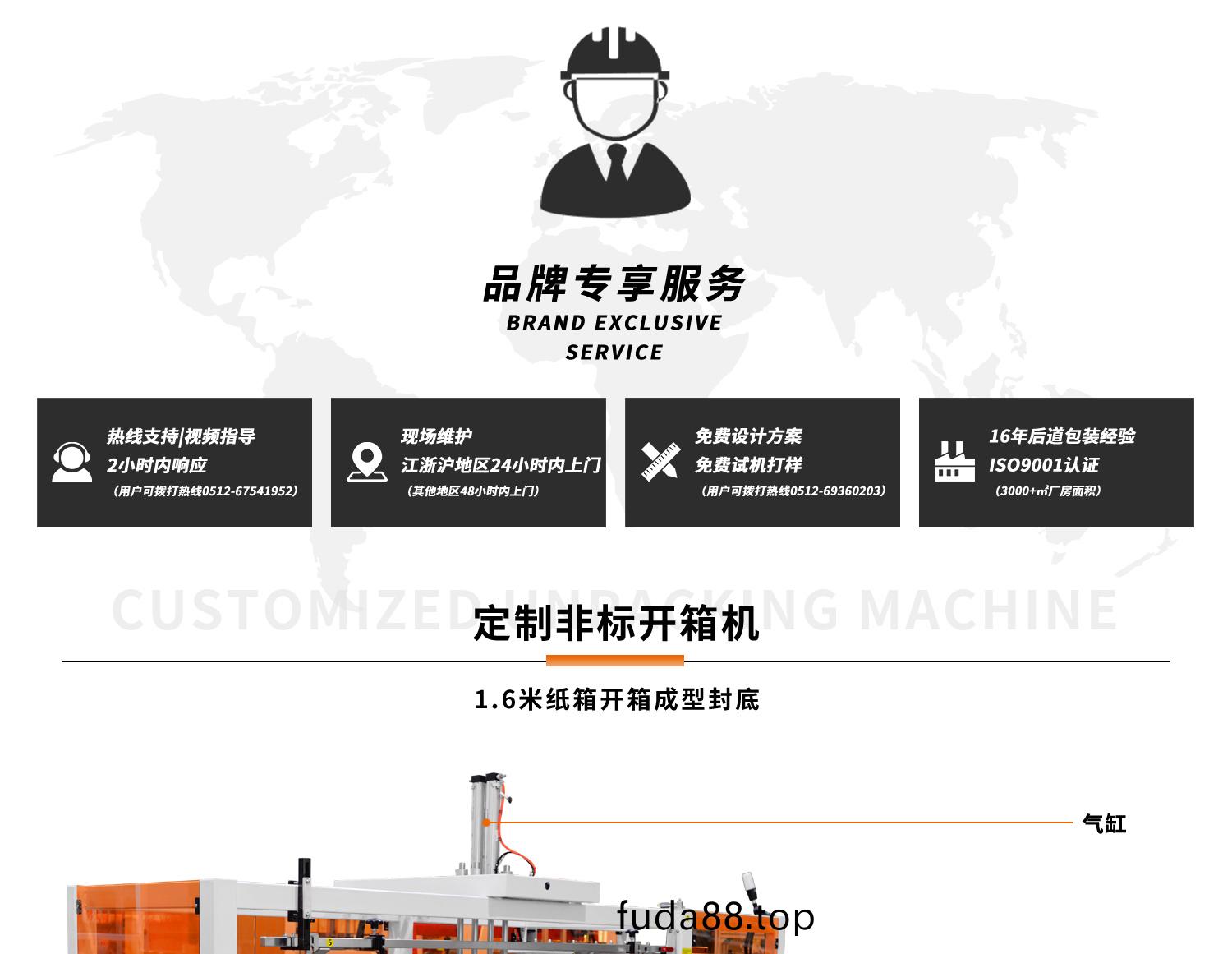 定製(zhi)非(fei)標開箱(xiang)機流(liu)水(shui)線細(xi)節展(zhan)示